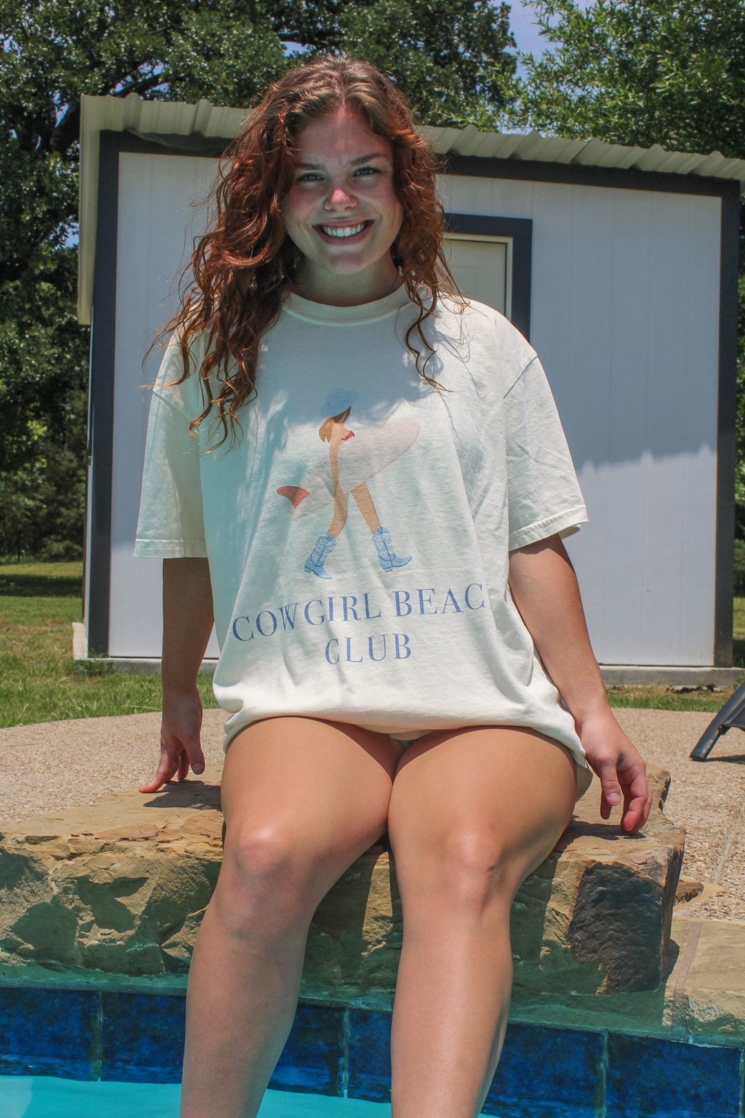 Cowgirl Beach Club Tee