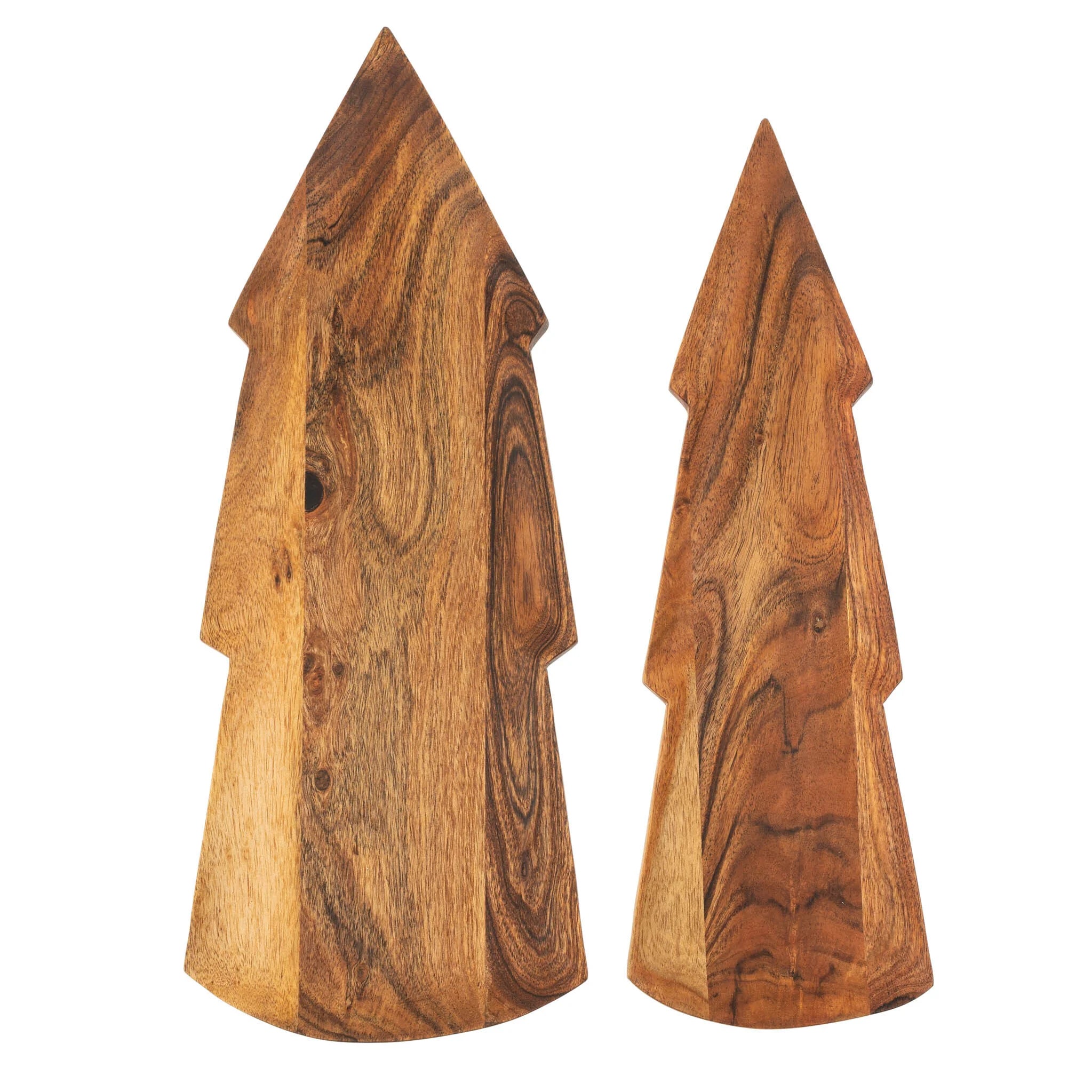 Tree-Shaped Serving Trays, Set of 2