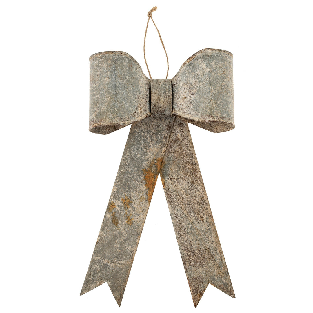 Bow Ornament - Zinc