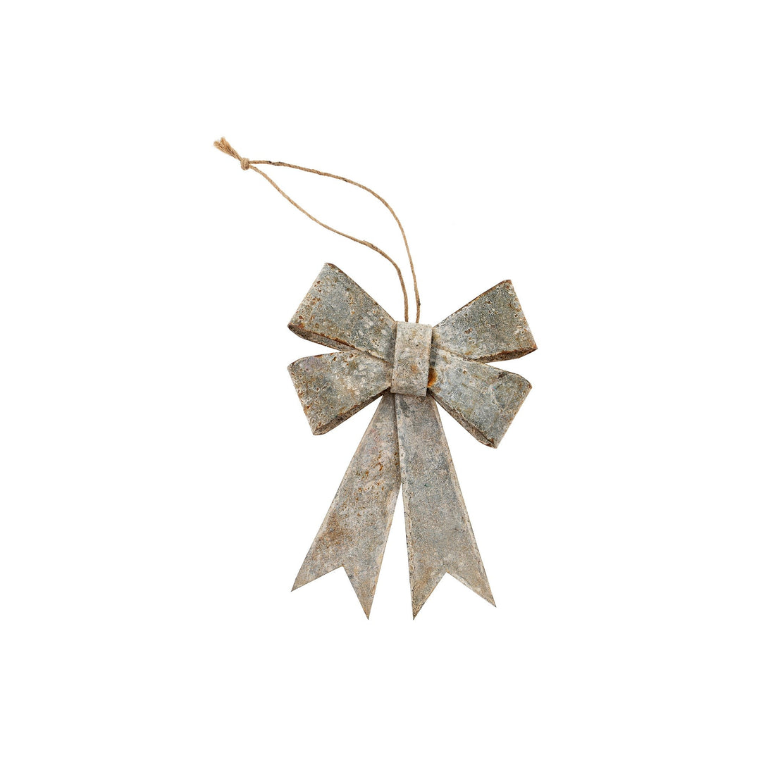 Bow Ornament - Zinc