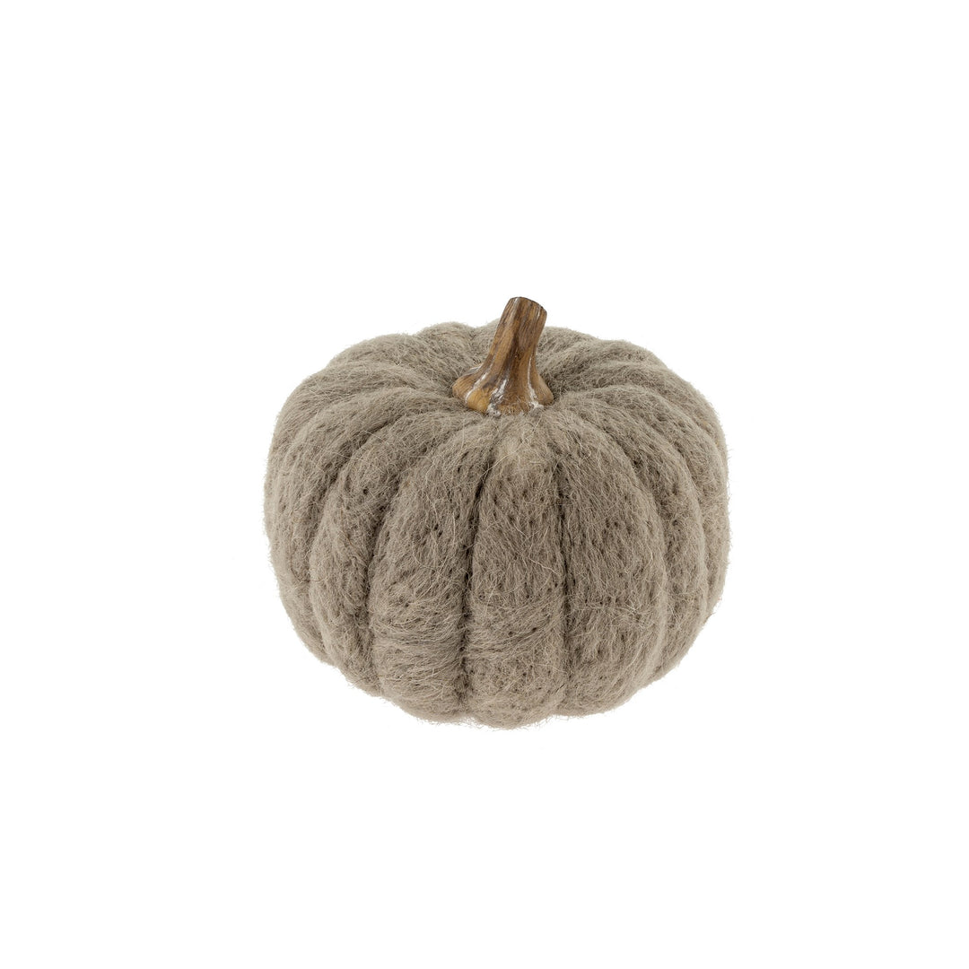 Felt Pumpkin - Grey