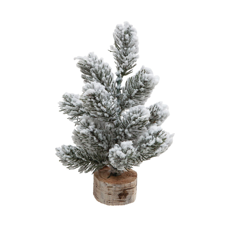 Flocked Trees, Set of 3