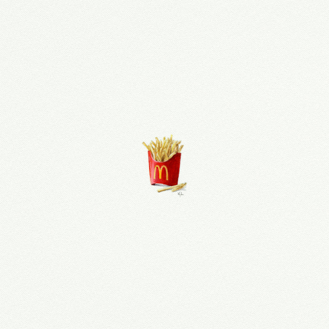 Mini Art Print - French Fries