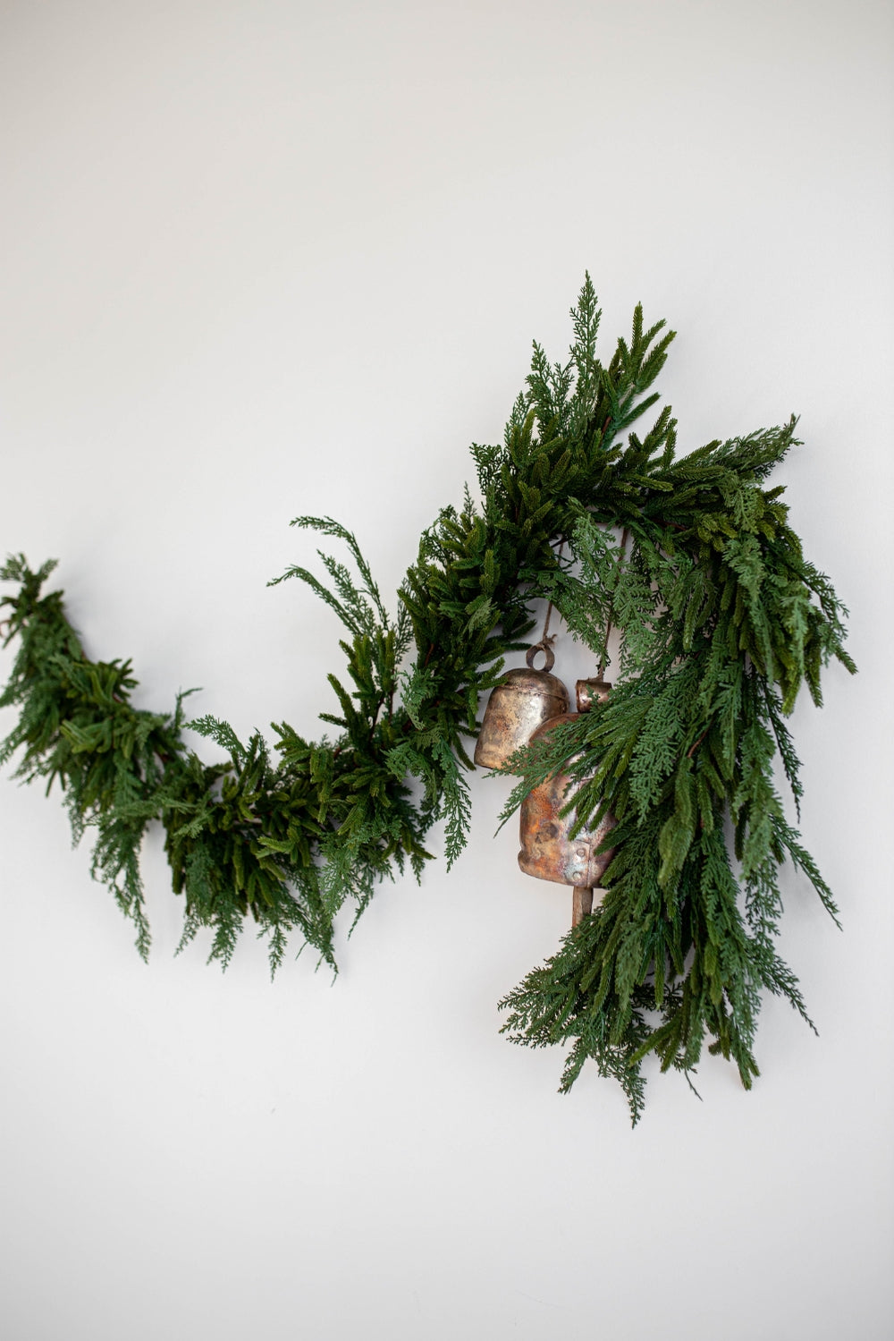 Norfolk & Cypress Mix Faux Garland - Real Touch