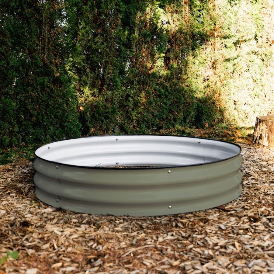 8” Tall Large Round Raised Garden Bed - Clementine Home Floral Gift