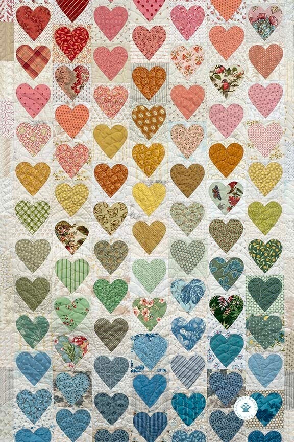 Hearts Kitchen Tea Towel