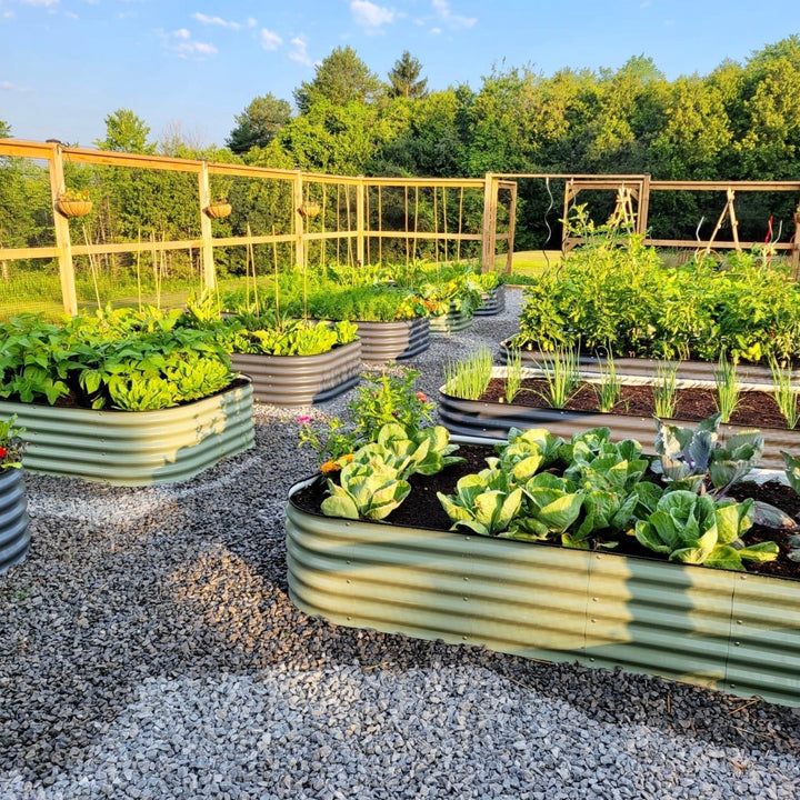 Modular 9-in-1 Raised Garden Bed - Multiple Heights