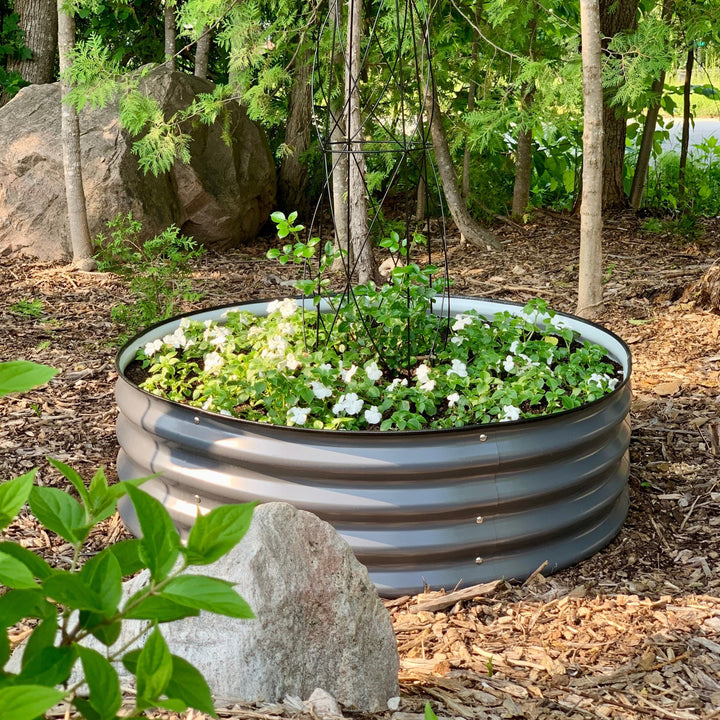Tall Large Round Raised Garden Bed - Multiple Heights