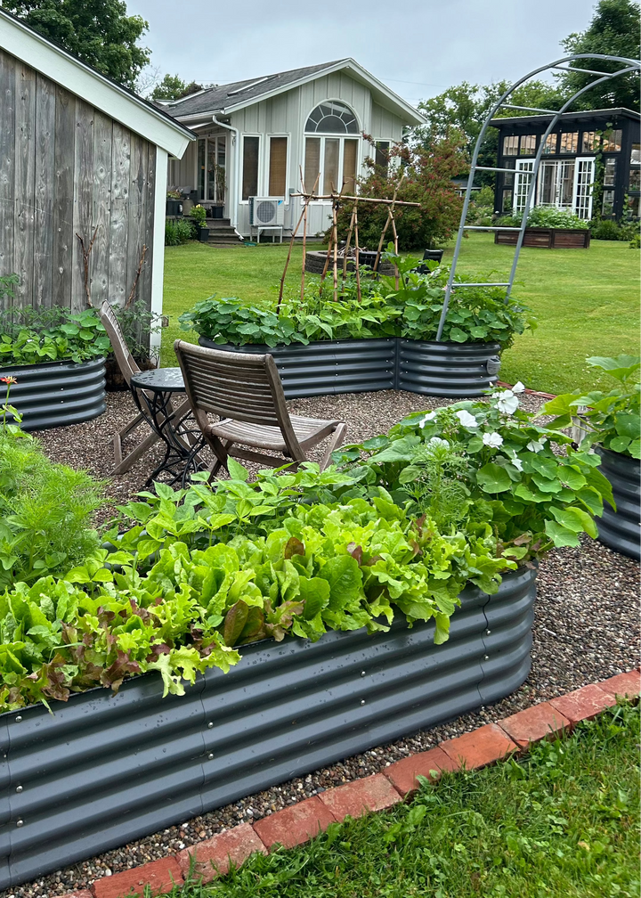 L-Shape Raised Garden Bed - Multiple Heights