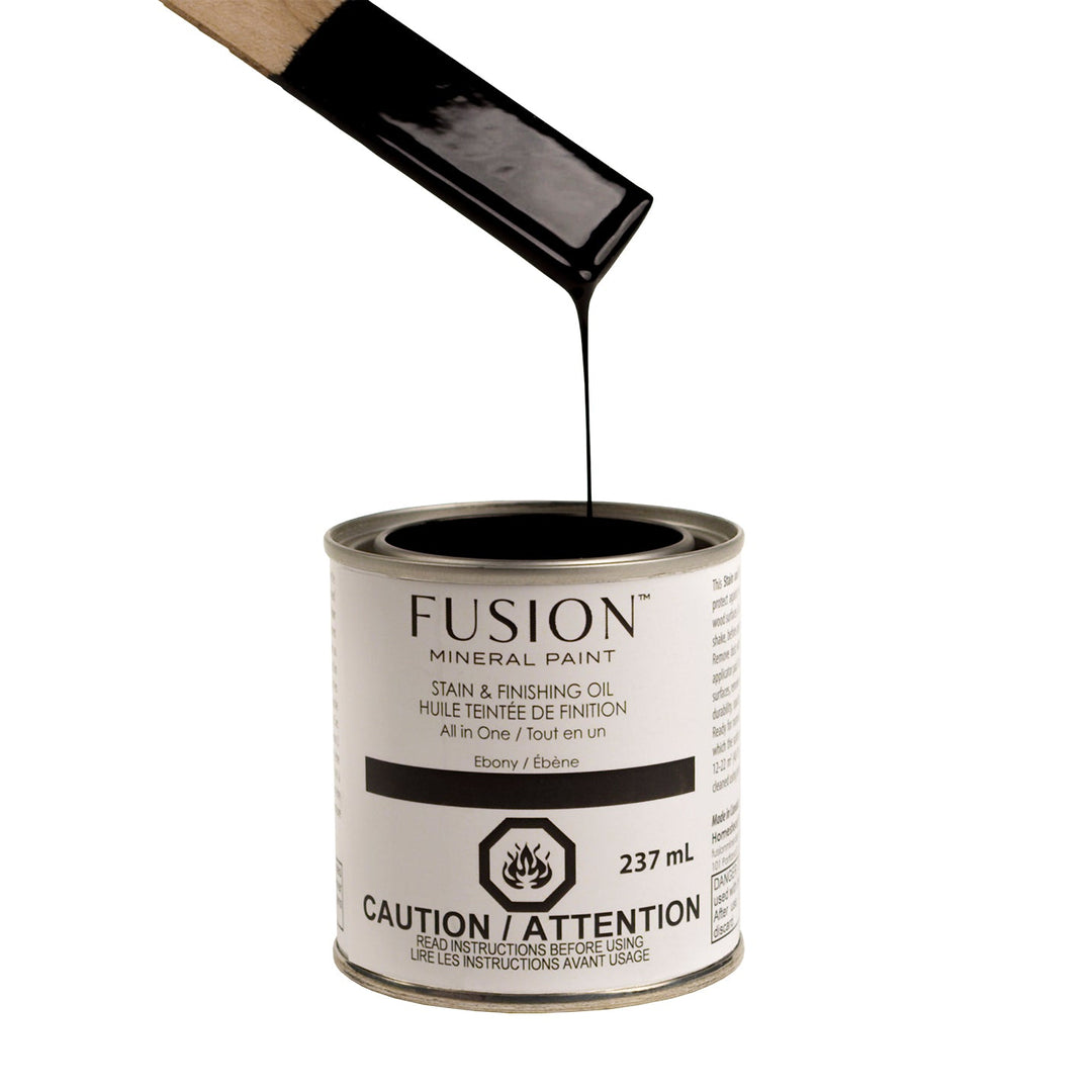 Stained Finishing Oil - Ebony