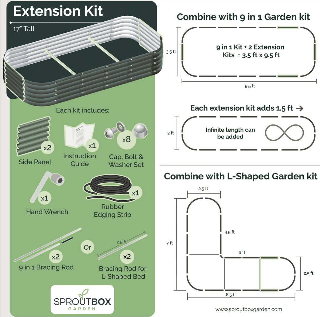 Tall Extension Kit Add-On - Multiple Heights