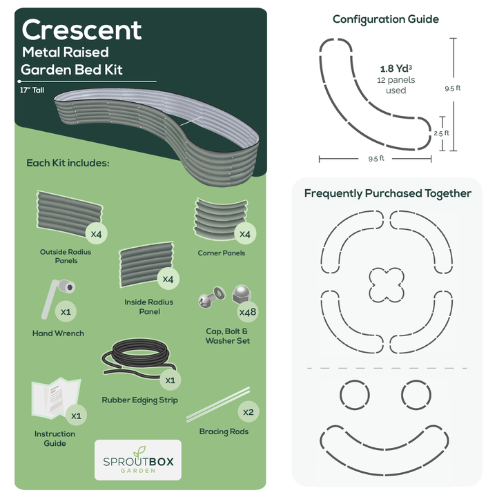 17" Tall Crescent