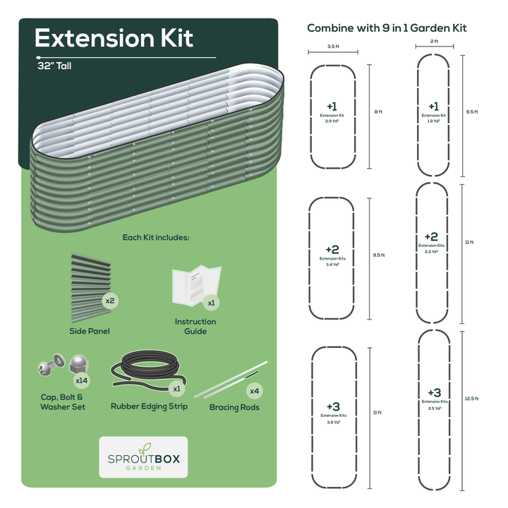 Tall Extension Kit Add-On - Multiple Heights
