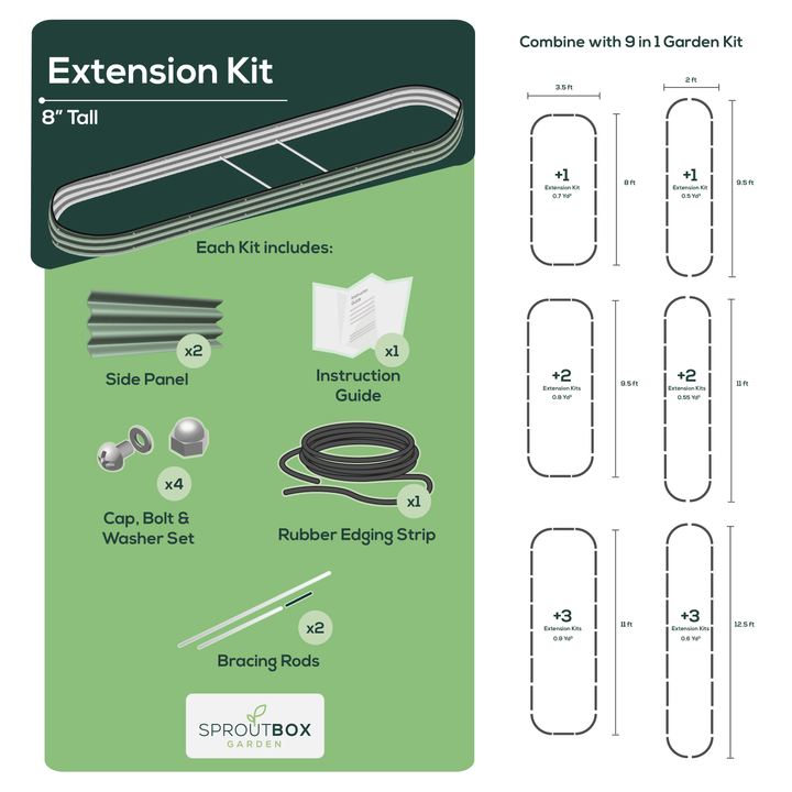 Tall Extension Kit Add-On - Multiple Heights