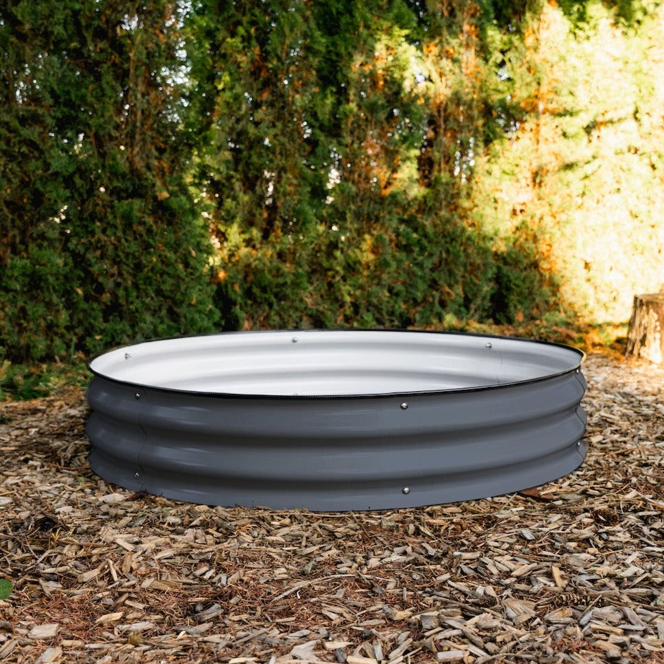 8” Tall Large Round Raised Garden Bed