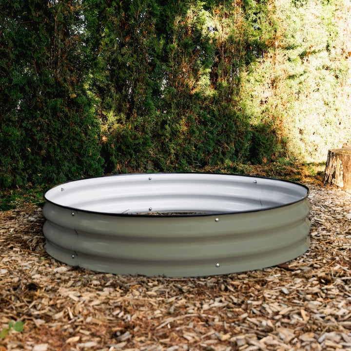 8” Tall Large Round Raised Garden Bed