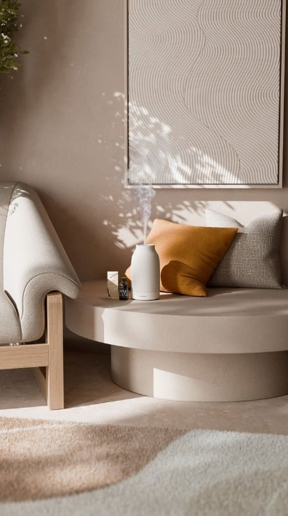 Air Waterless Diffuser - White (Winter '25 Add - On) - Clementine Home Floral Gift