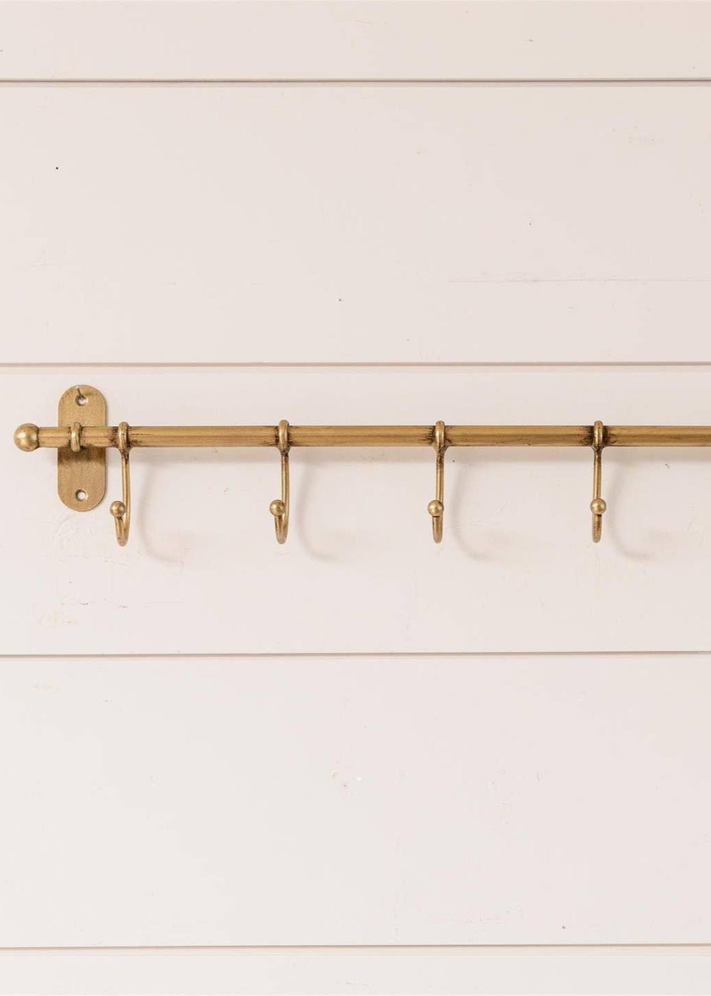Antiqued Brass Metal Wall Hooks - Clementine Home Floral Gift