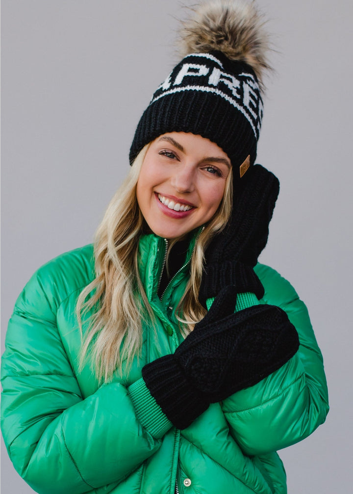 Apres Pom Beanie (Box 16 - Day 9) - Clementine Home Floral Gift