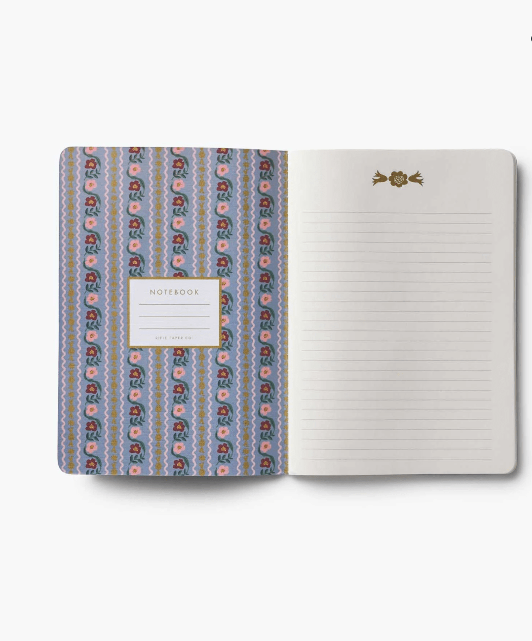 Assorted Set of 3 Gracie Notebooks - Clementine Home Floral Gift