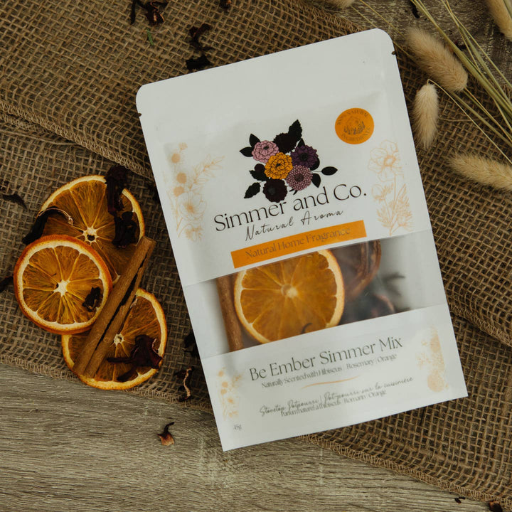 Be Ember Simmer Pot Mix – Natural Autumn Spice Aroma - Clementine Home Floral Gift
