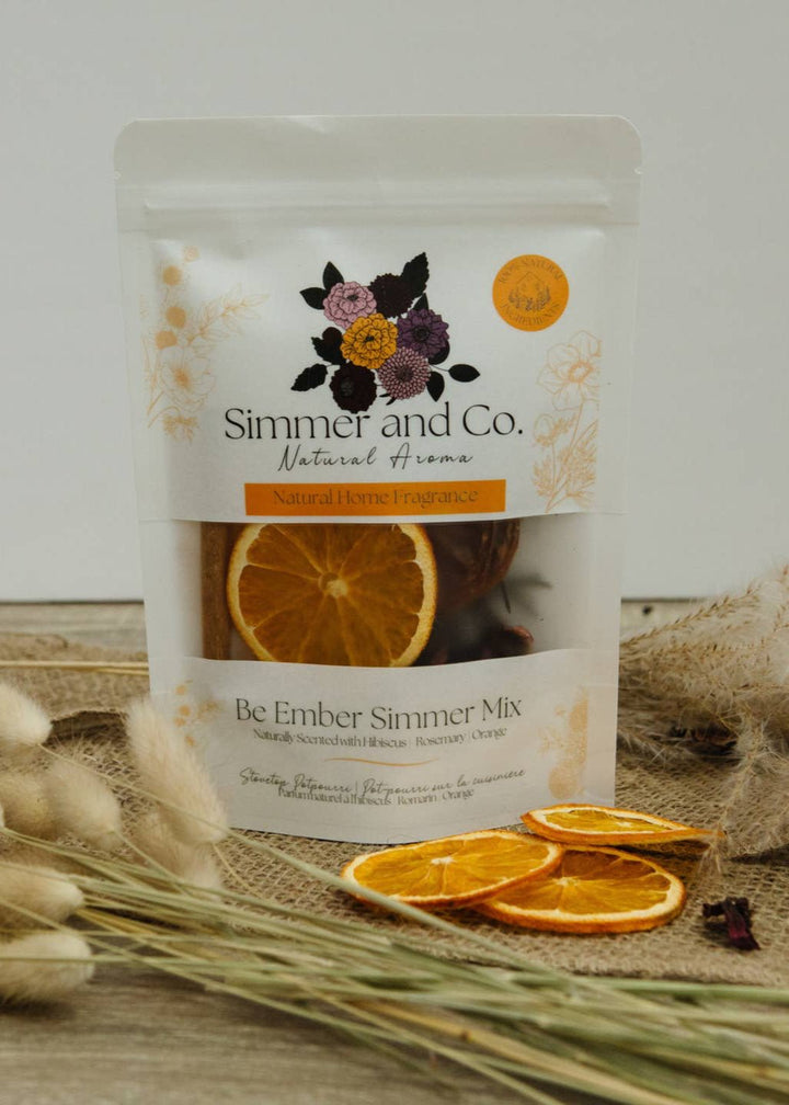 Be Ember Simmer Pot Mix – Natural Autumn Spice Aroma - Clementine Home Floral Gift