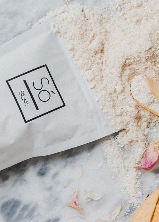 Blush Sóak – Coco Oat Milk Bath with Himalayan Pink & Epsom Salts - Clementine Home Floral Gift