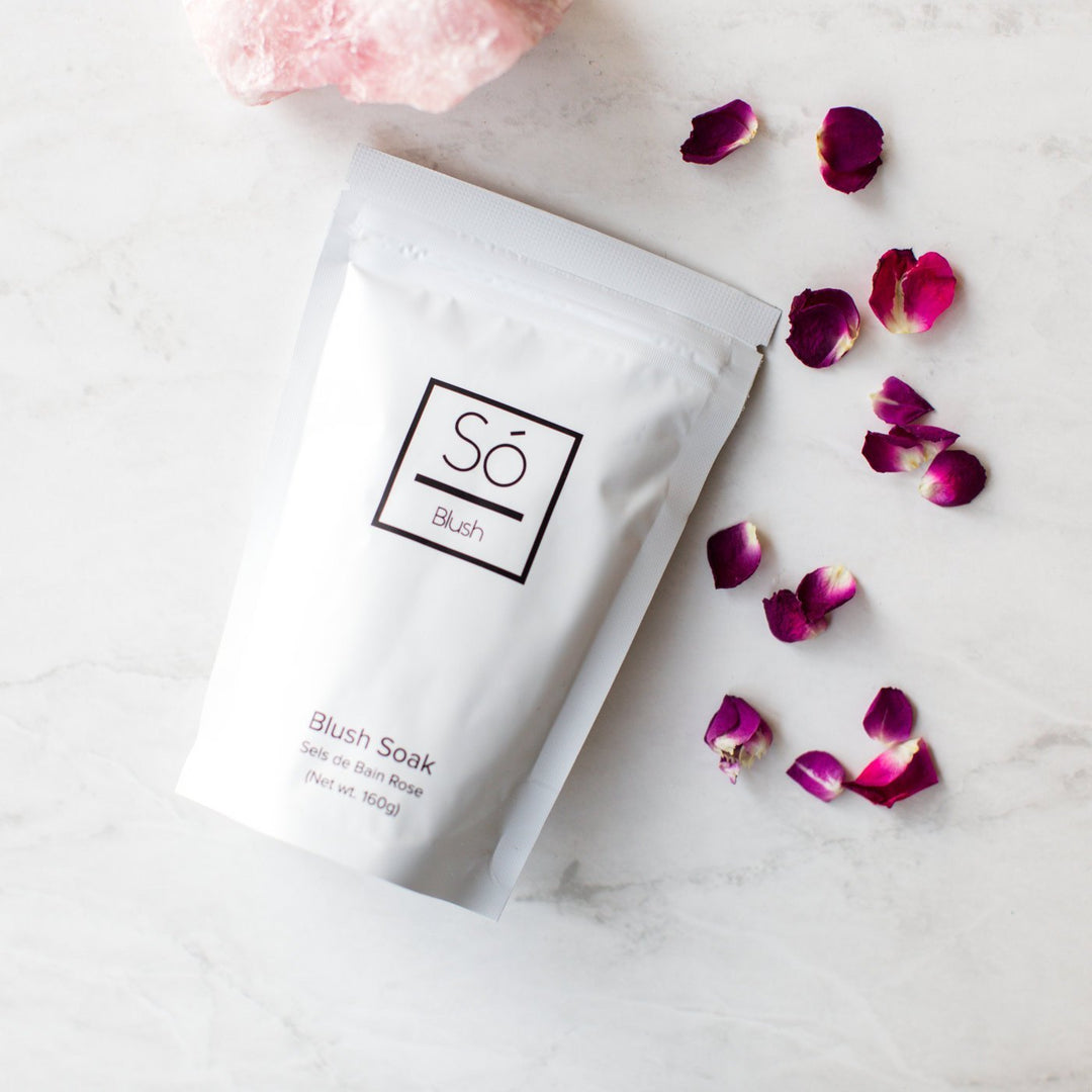 Blush Sóak – Coco Oat Milk Bath with Himalayan Pink & Epsom Salts - Clementine Home Floral Gift