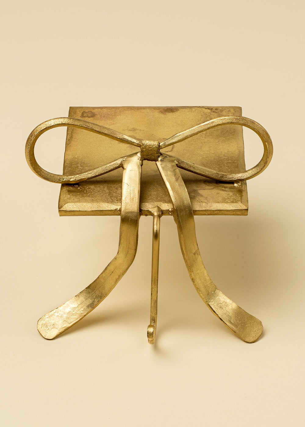 Bow Stocking Holder – Gold - Clementine Home Floral Gift