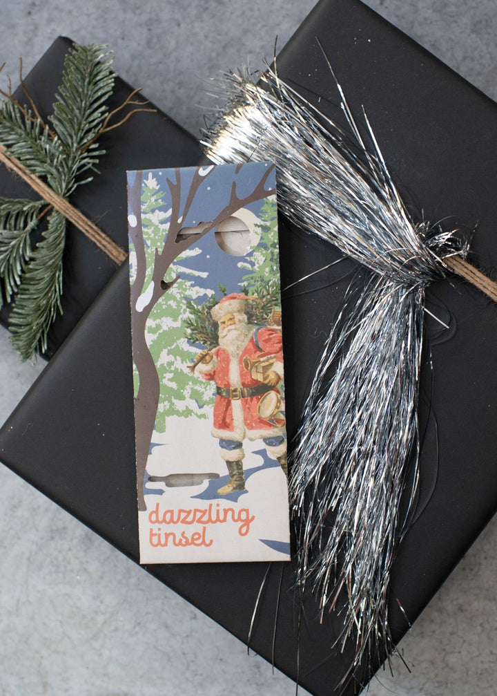 Brilliant Tinsel Silver Tree - Clementine Home Floral Gift