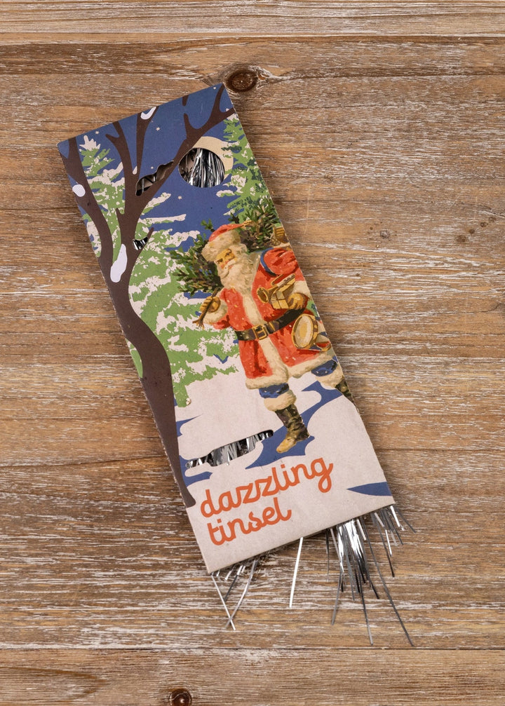 Brilliant Tinsel Silver Tree - Clementine Home Floral Gift