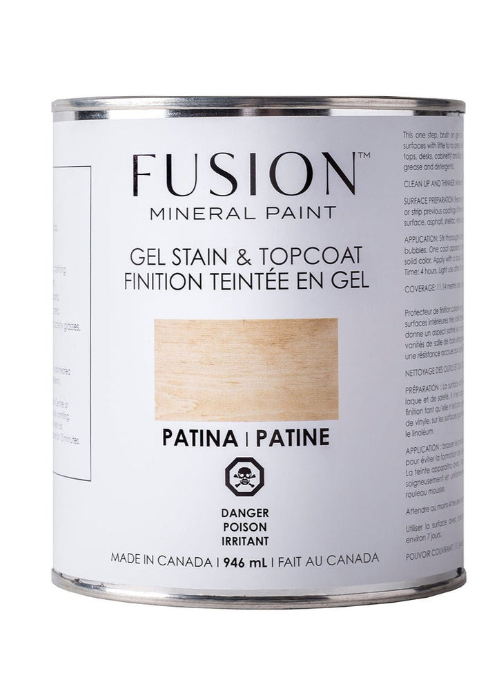 Brush On Gel Stain & Top Coat - Patina (Clear) - Clementine Home Floral Gift