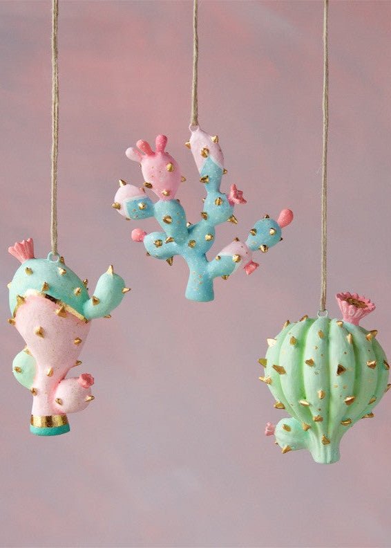 Cactus Ornament - Clementine Home Floral Gift