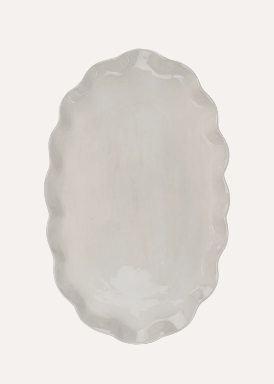 Calypso Scalloped Platter – Set of 2 - Clementine Home Floral Gift