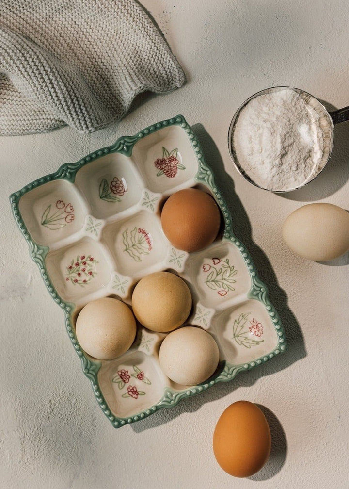Camellia Egg Holder - Clementine Home Floral Gift