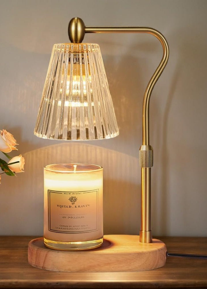 Candle Warmer Lamp (Day 4 - Box 21 : Advent 2025) - Clementine Home Floral Gift