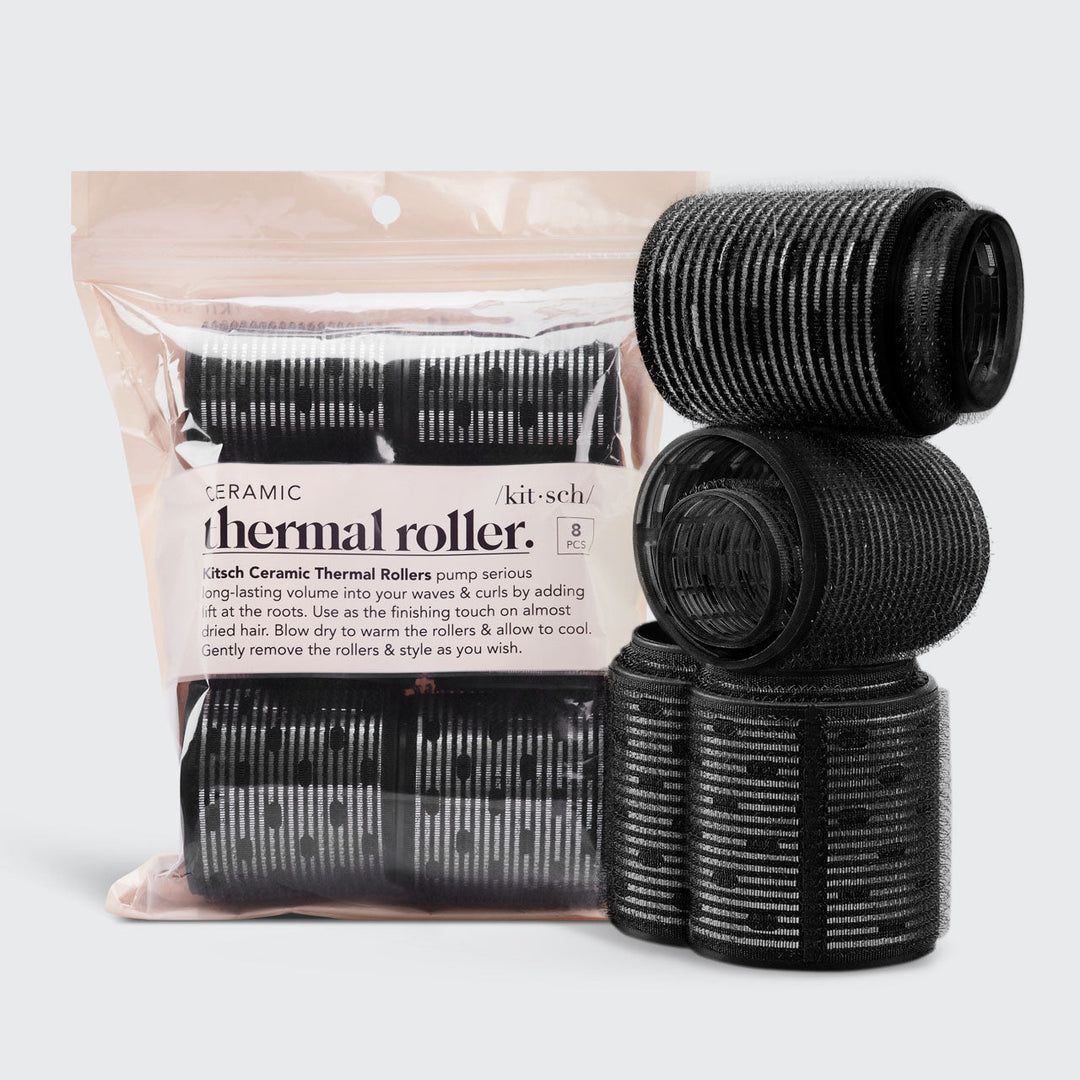 Ceramic Hair Roller Variety Pack – 8 Piece Set - Clementine Home Floral Gift