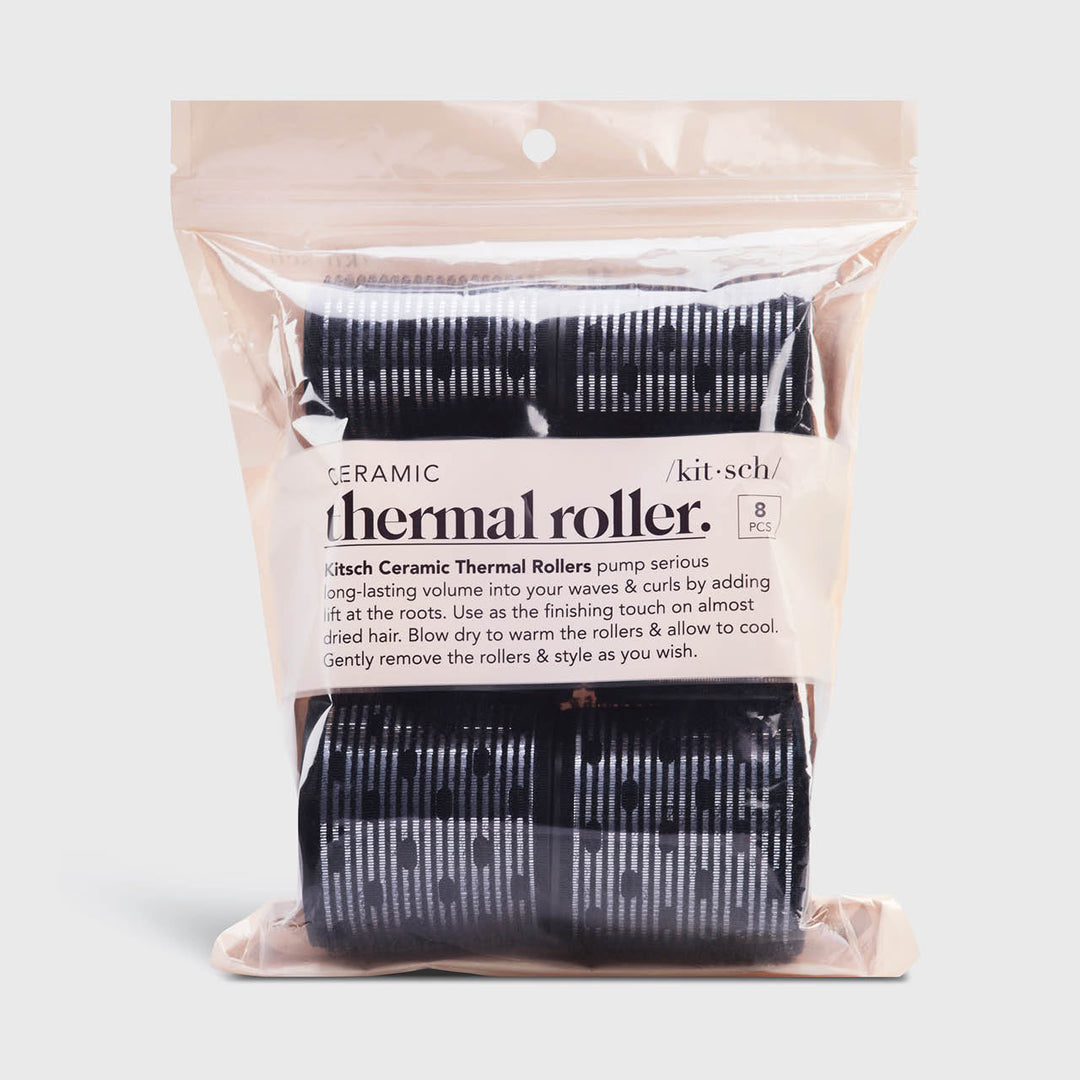 Ceramic Hair Roller Variety Pack – 8 Piece Set - Clementine Home Floral Gift