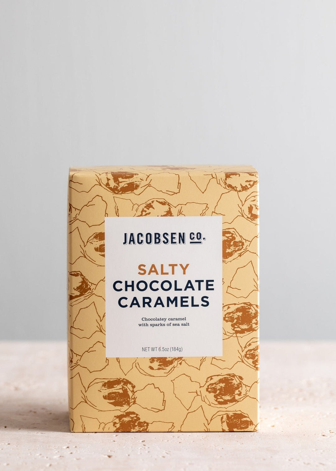 Chocolate Caramels - Pure Sea Salt Caramel Candy (Box 7 - Day 18) - Clementine Home Floral Gift