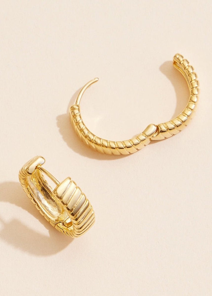 Clara Hoop Earrings - Clementine Home Floral Gift