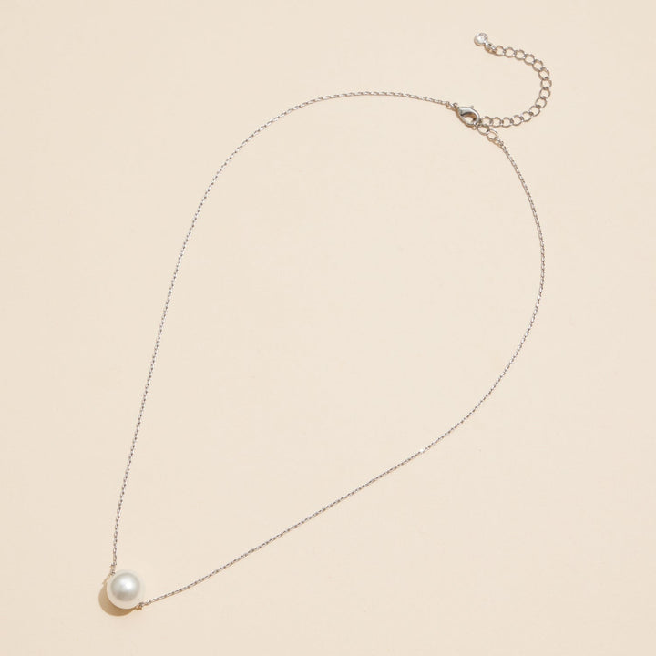 Classic Pearl Charm Necklace - Clementine Home Floral Gift