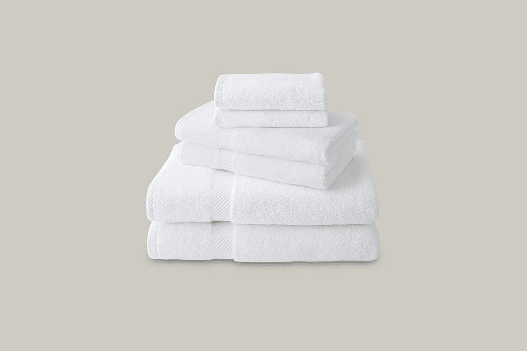 Classic Towel Collection – White - Clementine Home Floral Gift