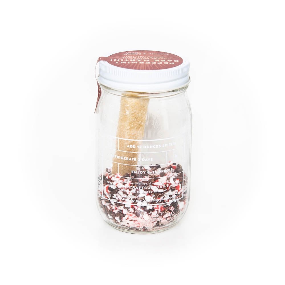 Cocktail Infusion Kit - Peppermint Bark Martini - Clementine Home Floral Gift