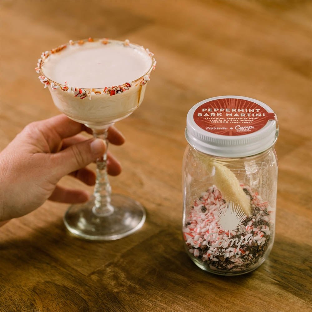 Cocktail Infusion Kit - Peppermint Bark Martini - Clementine Home Floral Gift