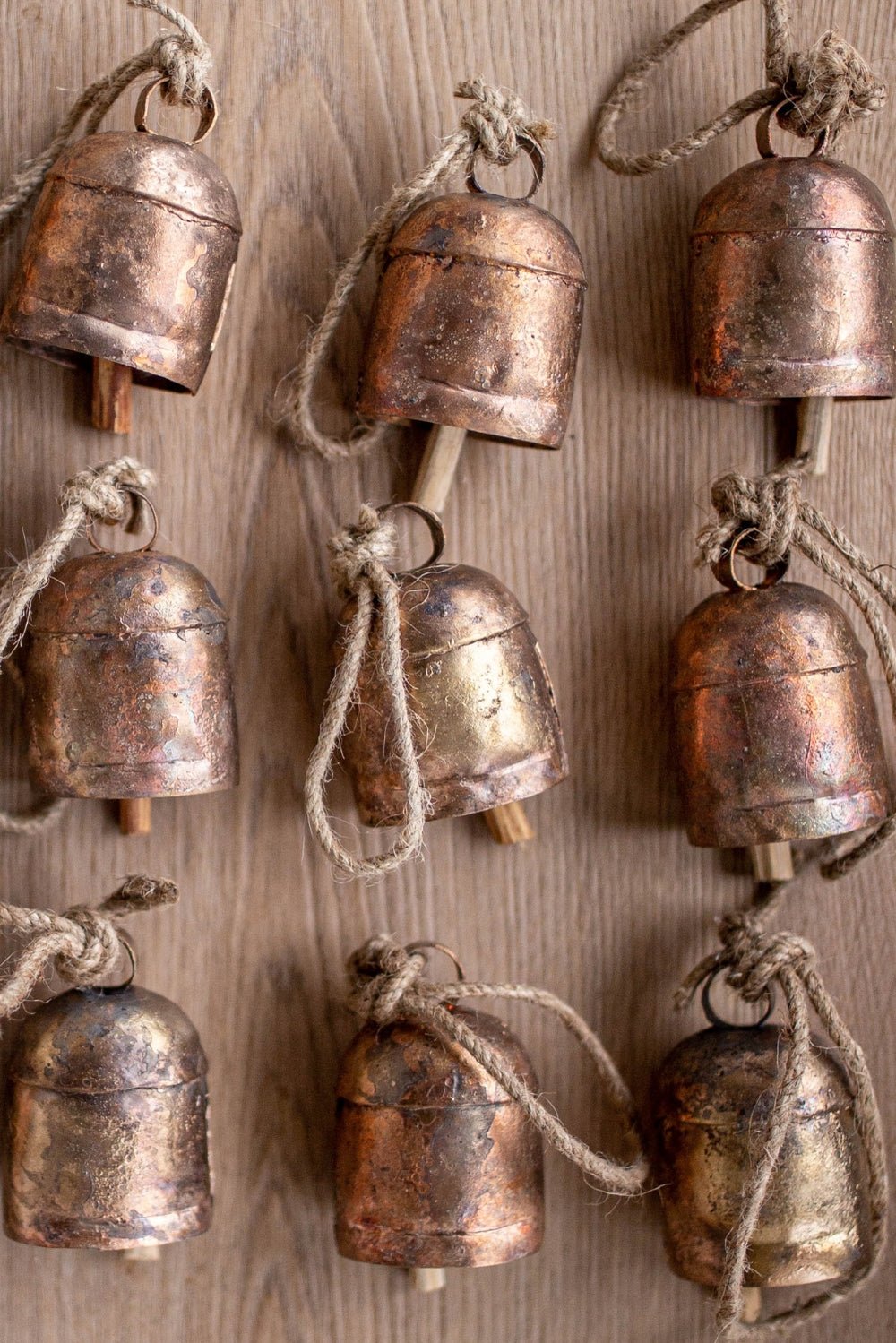 Copper Vintage Bell (Box 19 - Day 6) - Clementine Home Floral Gift