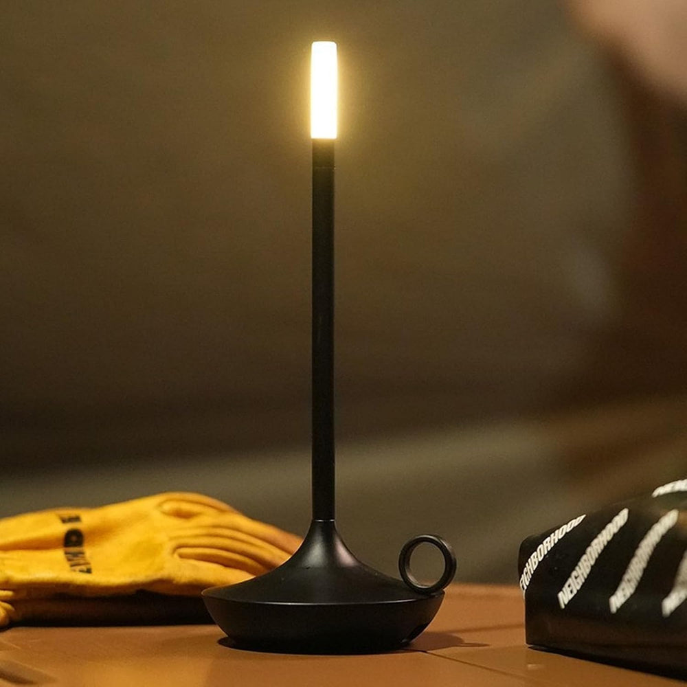 Cordless Candle & Holder (Box 17 - Day 8 ) - Clementine Home Floral Gift