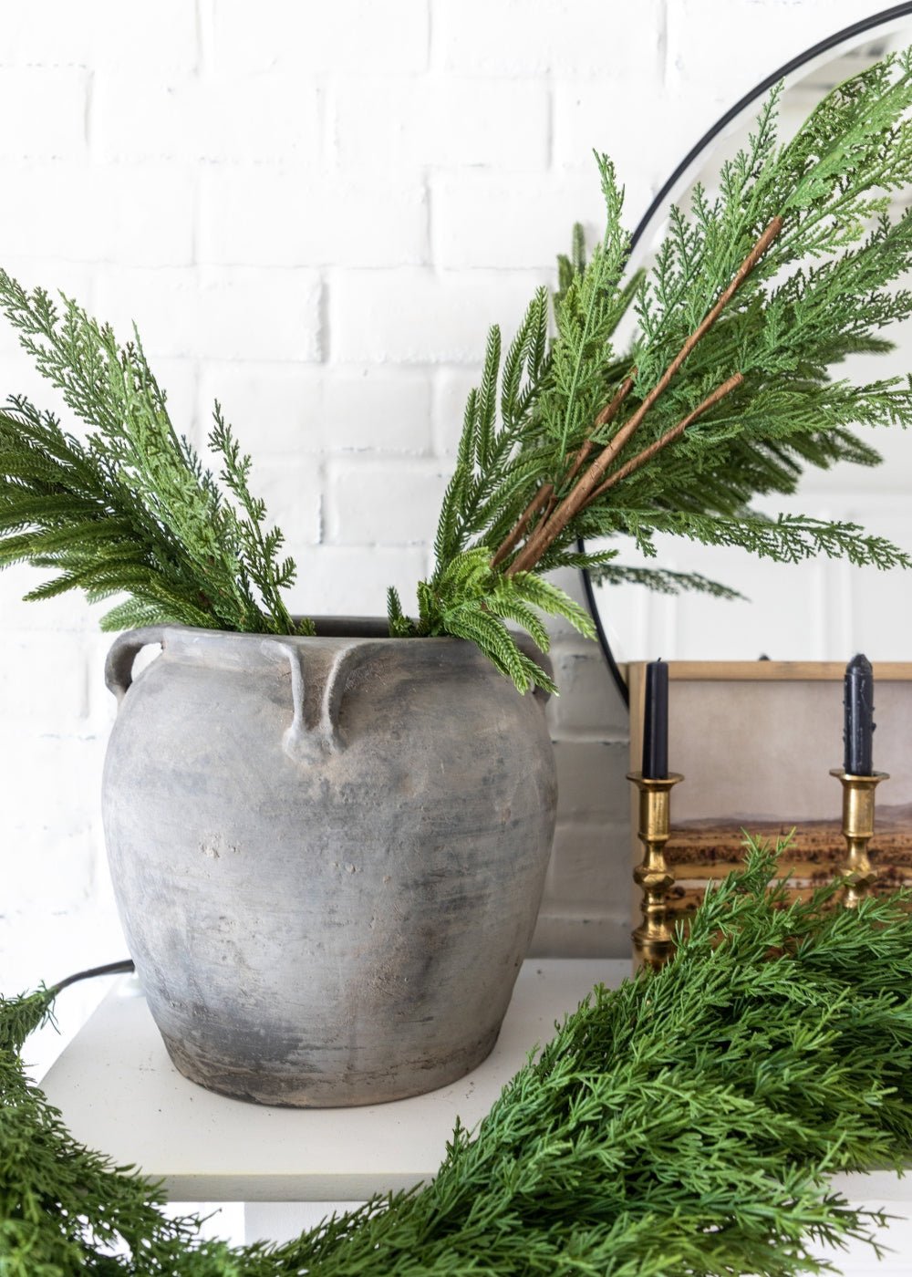 Cypress Pine Stem - Real Touch - Clementine Home Floral Gift