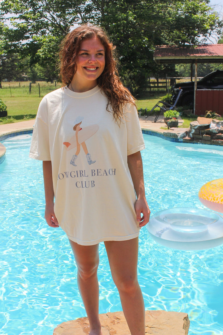 Cowgirl Beach Club Tee