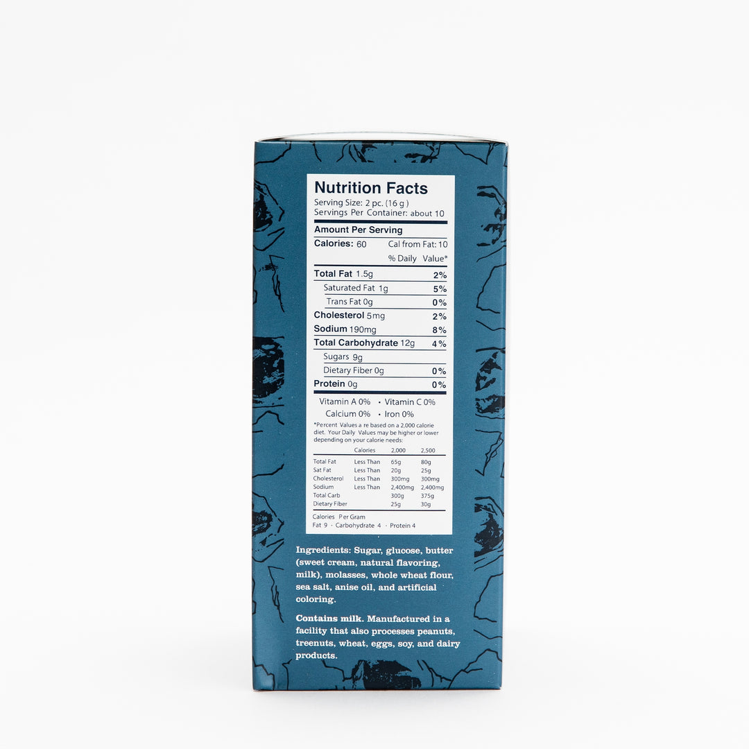 Salty Black Licorice - Pure Sea Salt Licorice Candy