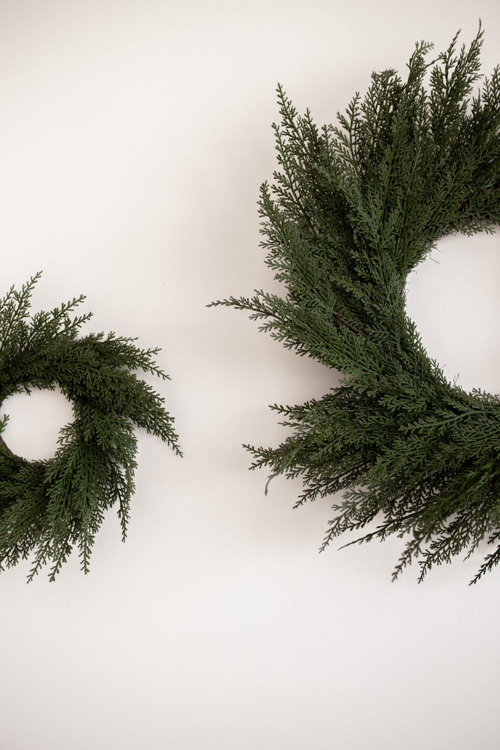 Cypress Pine Faux Wreath - Real Touch